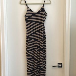 VeronicaM Striped Jumpsuit